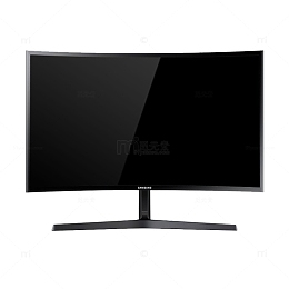 电脑曲面显示器