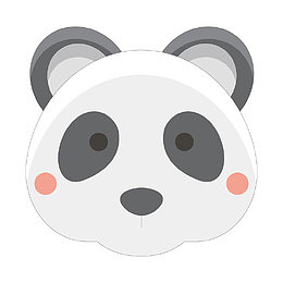 灰色熊猫