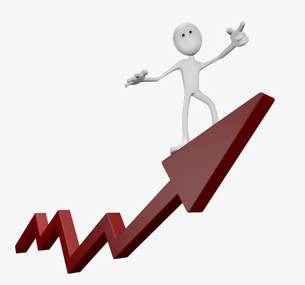 站在箭头顶端的人