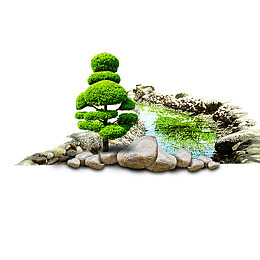 河边素材