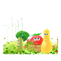 卡通  蔬菜 海报