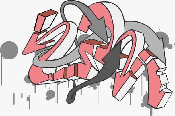 涂鸦墙失量图案免抠素材免费下载_觅元素51yuansu.com