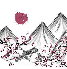 中国风水墨画