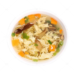产品实物紫菜蛋汤