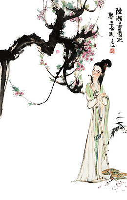 黛玉葬花