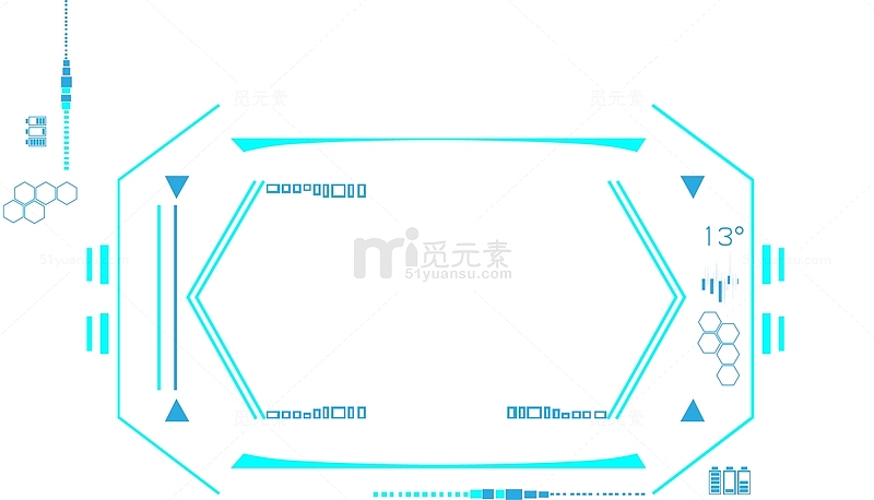 蓝色科技动感线条