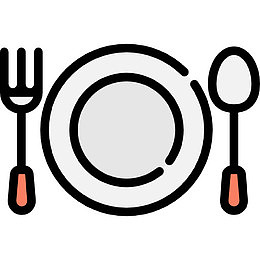 餐馆简洁风格餐具