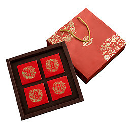 中国风烫金月饼礼盒