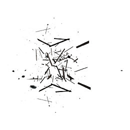 黑色线条现代感科技素材