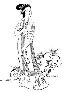 手绘女人