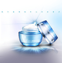 炫酷化妆品海报背景素材