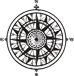白描罗盘