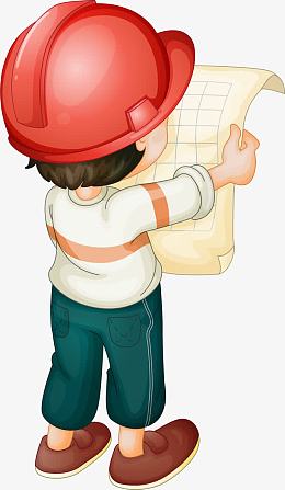 看图纸的建筑师