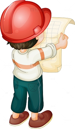 看图纸的建筑师