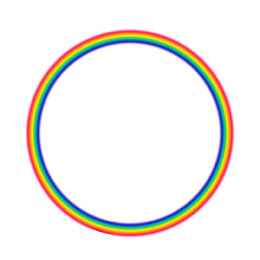 彩虹圆圈