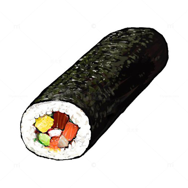 水彩寿司