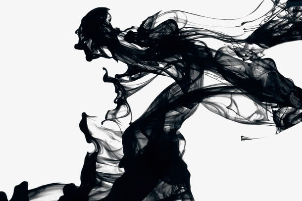 水墨水液体混合融合