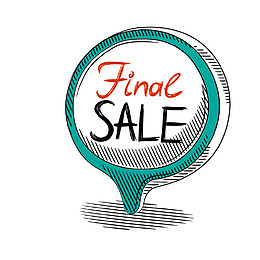 final sale失恋促销标签