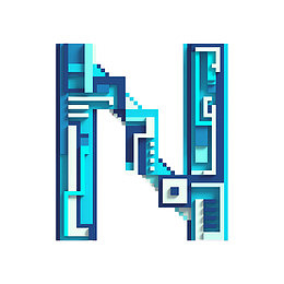 像素拼接字母N