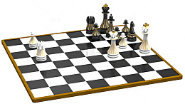 棋盘上的棋子
