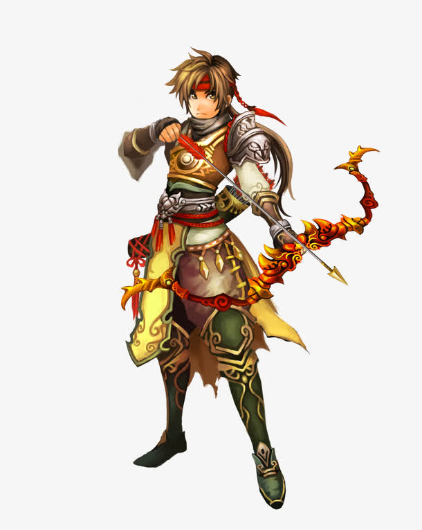 卡通游戏人物素材免费下载_觅元素