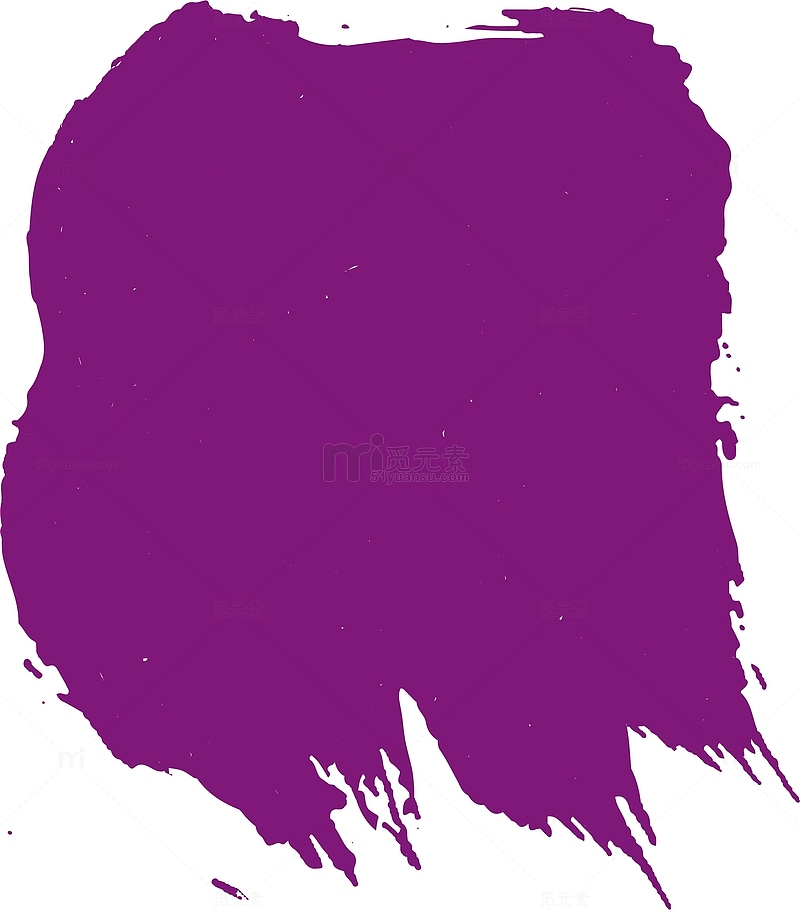 紫色手绘笔刷