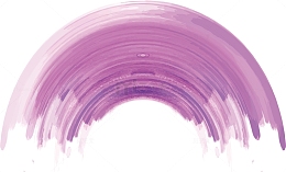 紫色半圆形笔刷