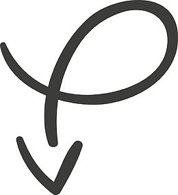 拐弯旋转矢量箭头图