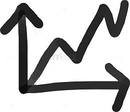 手绘坐标矢量图