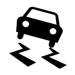 道路滑冰图标