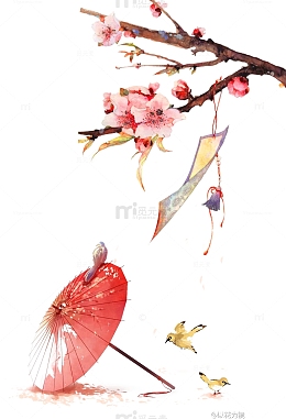 古风梅树图片素材