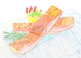 手绘腊肉香料