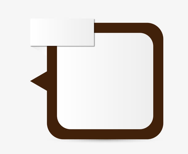 矢量深色矩形标记png图片