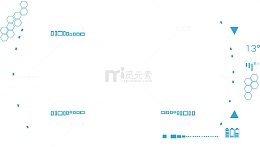 科技感点线装饰