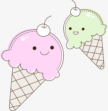 卡通冰淇淋