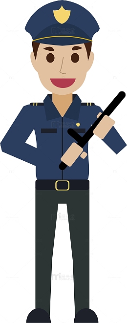 手拿警拐