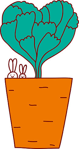 绿色大树矢量图