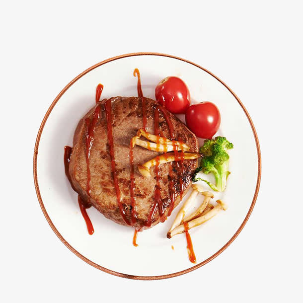 一盘牛排素材免费下载_觅元素