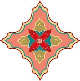 民族风情拼花图案