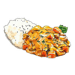 泰式风味咖喱饭