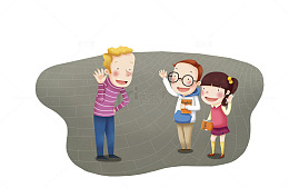 放学与老师再见