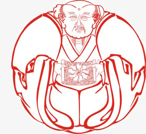 红色寿星老人素材图片免抠素材免费下载_觅元素51yuansu.com