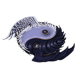阴阳鱼插画