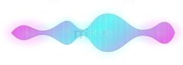 免抠渐变波形图