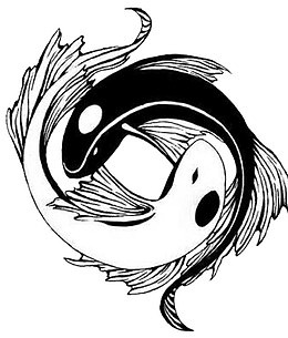 阴阳鱼插画
