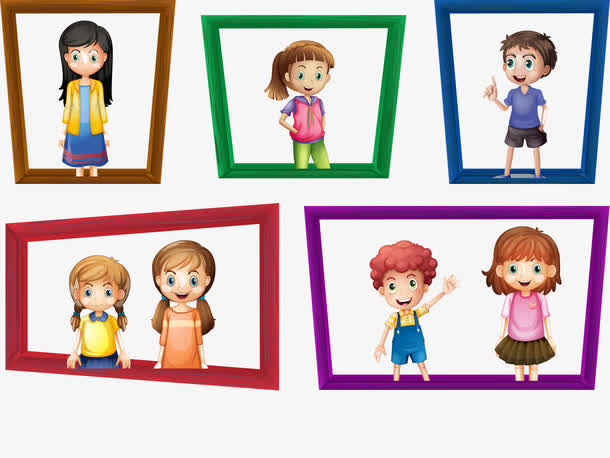 家人合影的照片墙