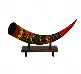 彝族牛角装饰品