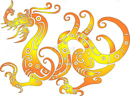 彝族图腾龙纹
