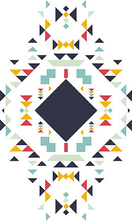 几何菱形无缝图案