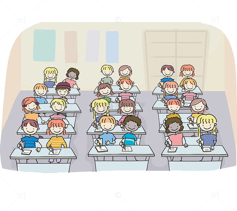教室里的学生